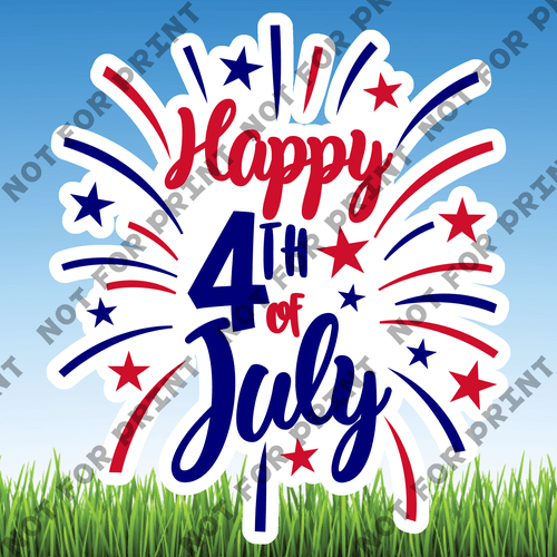 ACME Yard Cards 4th Of July Collection IV #061