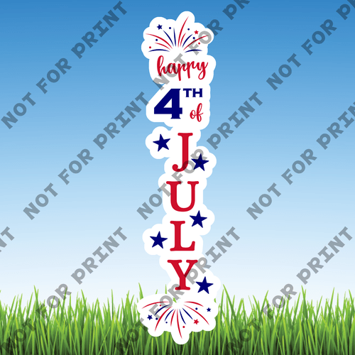 ACME Yard Cards 4th Of July Collection IV #119