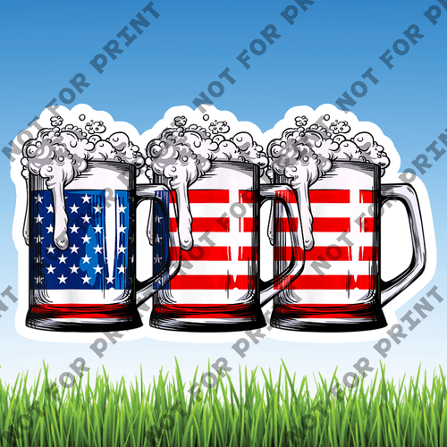 ACME Yard Cards 4th Of July Collection V #020
