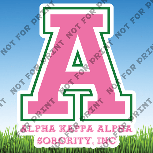 ACME Yard Cards Alpha Kappa Alpha #047