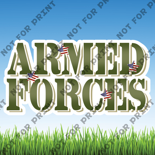 ACME Yard Cards Armed Forces Collection #036