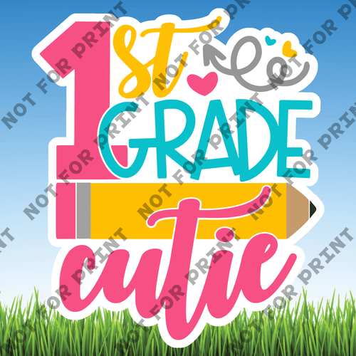 ACME Yard Cards Back To School Word Flair #001