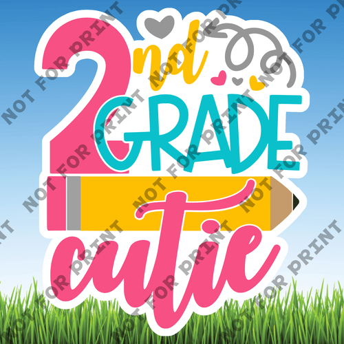 ACME Yard Cards Back To School Word Flair #006