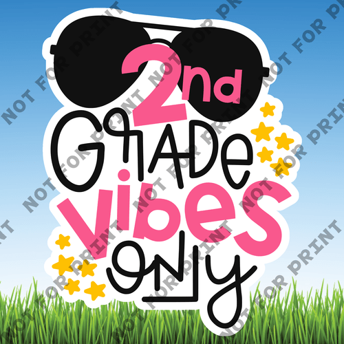 ACME Yard Cards Back To School Word Flair #074