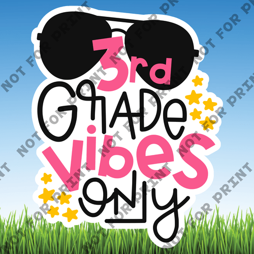 ACME Yard Cards Back To School Word Flair #075