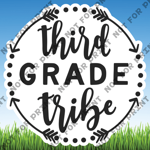 ACME Yard Cards Back To School Word Flair #077