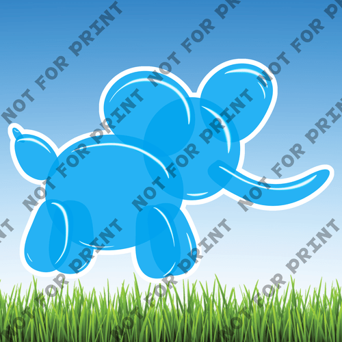 ACME Yard Cards Balloons Animals #005