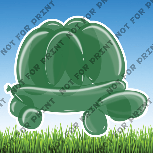 ACME Yard Cards Balloons Animals #012