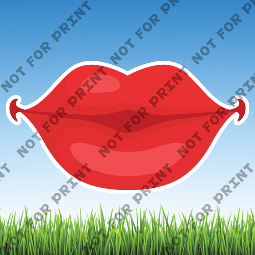 ACME Yard Cards Beautiful Lips #010