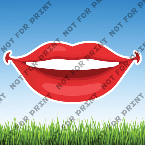 ACME Yard Cards Beautiful Lips #021