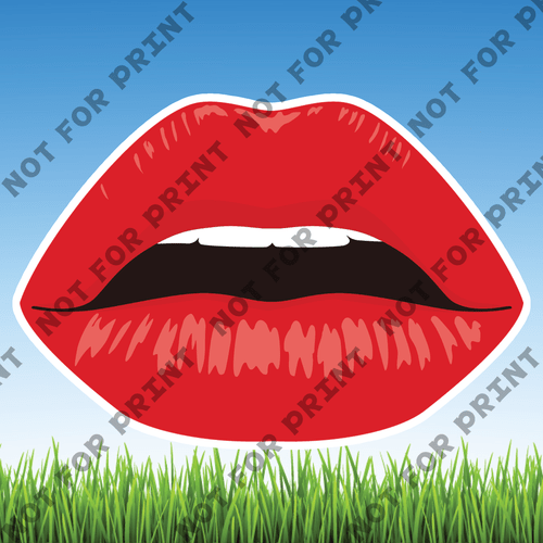 ACME Yard Cards Beautiful Lips #022