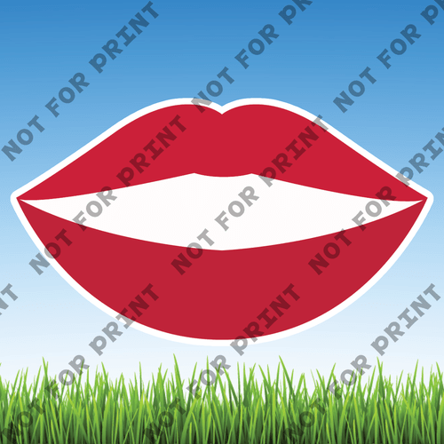 ACME Yard Cards Beautiful Lips #023