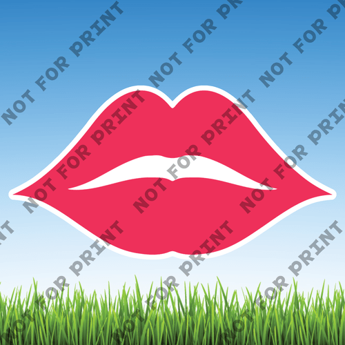 ACME Yard Cards Beautiful Lips #025