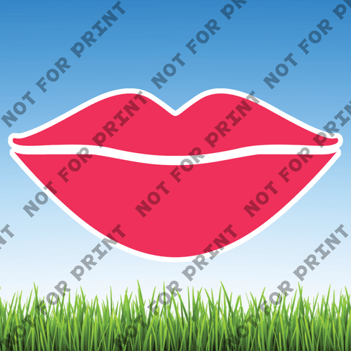 ACME Yard Cards Beautiful Lips #029