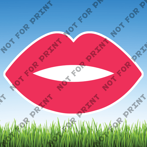 ACME Yard Cards Beautiful Lips #030