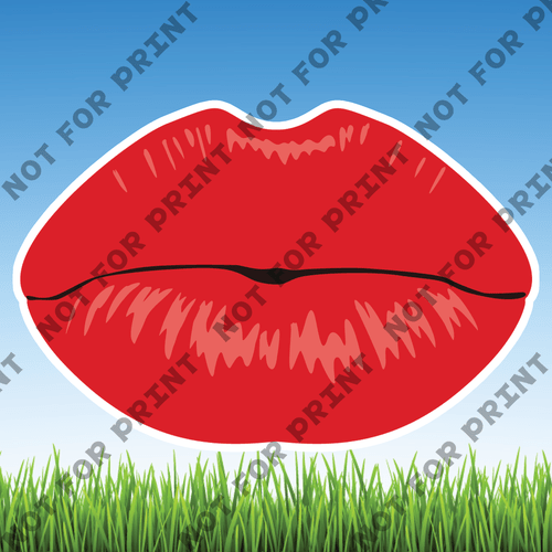 ACME Yard Cards Beautiful Lips #031