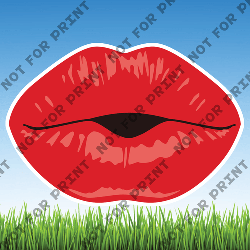 ACME Yard Cards Beautiful Lips #032