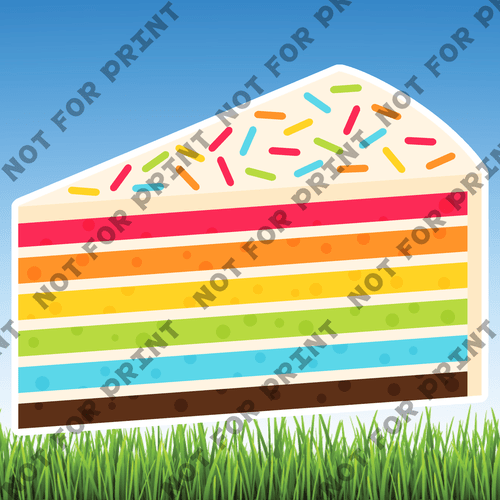 ACME Yard Cards Bright Pastels Birthday Theme #013