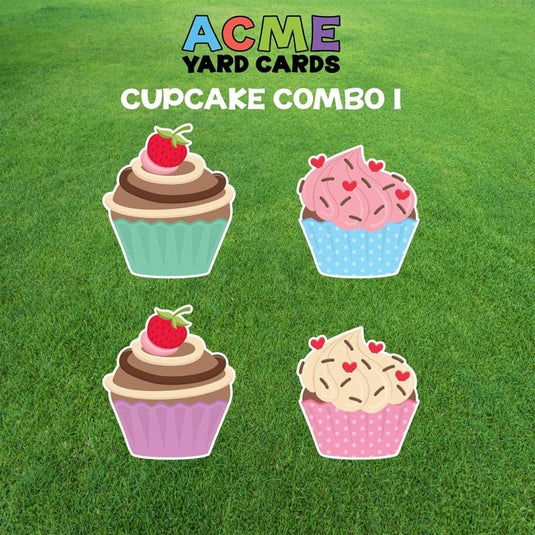 ACME Yard Cards Combo 1 Cupcakes