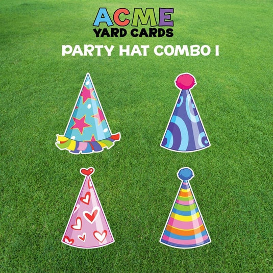 ACME Yard Cards Combo 1 Party Hats