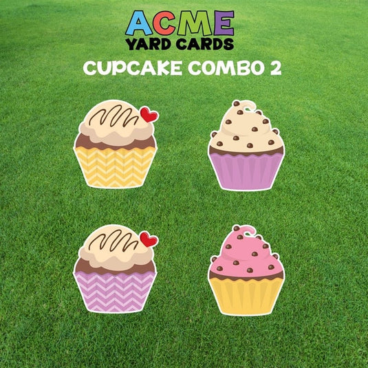ACME Yard Cards Combo 2 Cupcakes