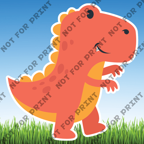 ACME Yard Cards Cute Dinosaurs Collection II #010