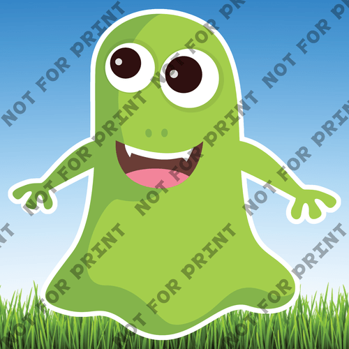 ACME Yard Cards Cute Monsters #004
