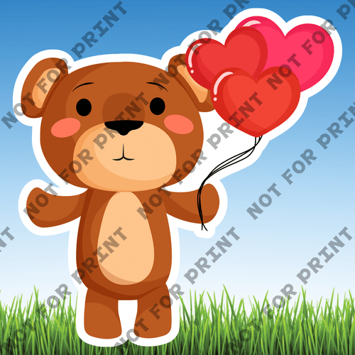 ACME Yard Cards Cute Valentines Animals #008
