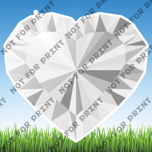 ACME Yard Cards Diamond Hearts #014