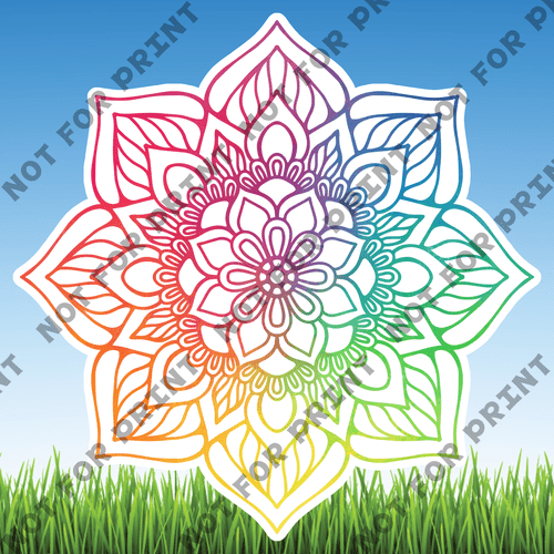 ACME Yard Cards Diwali Mandala  #008