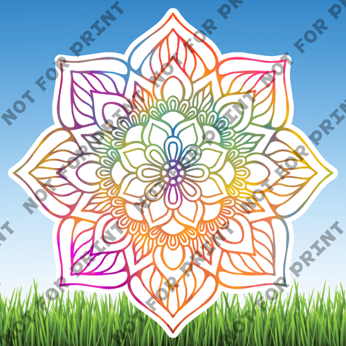 ACME Yard Cards Diwali Mandala  #015