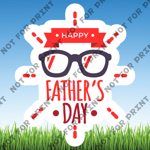 ACME Yard Cards Father's Day Word Flair #002