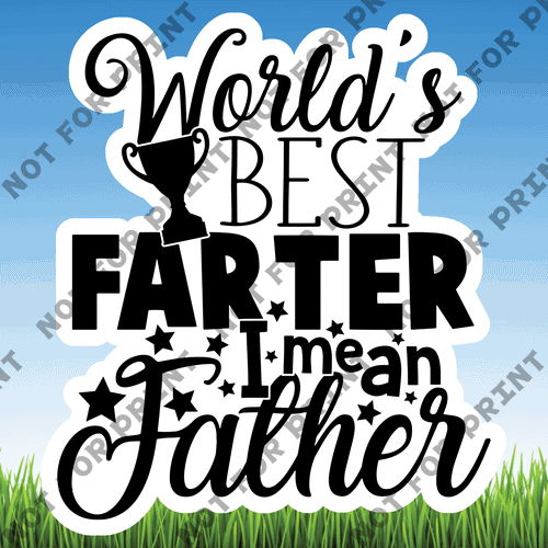 ACME Yard Cards Father Word Flare #041