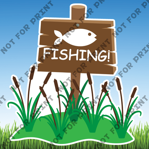 ACME Yard Cards Fishing Collection I #010