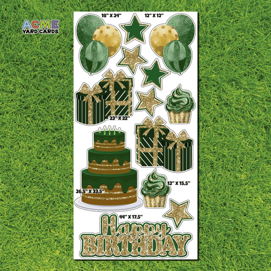 ACME Yard Cards Full Sheet - Birthday – Essentials in Green
