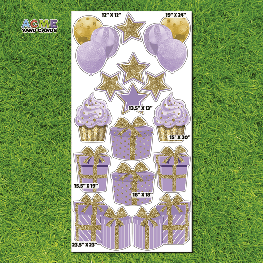 ACME Yard Cards Full Sheet - Flair – Gift Boxes in Lavander