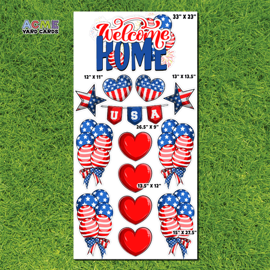 ACME Yard Cards Full Sheet - Flair – Welcome Home USA Flash & Flair