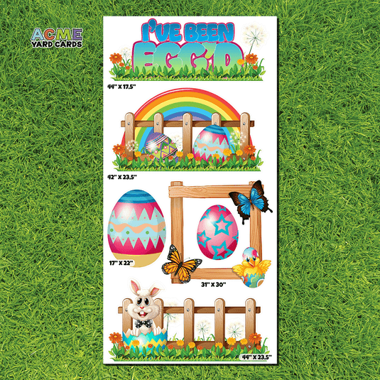 ACME Yard Cards Full Sheet - Theme – Easter Ive Been Egg'd