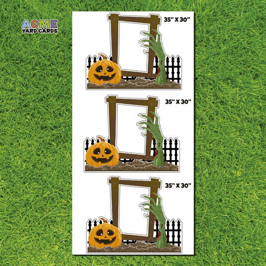 ACME Yard Cards Full Sheet - Theme – Halloween You've Been Boo'd Frame