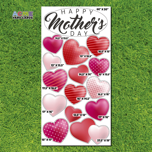 ACME Yard Cards Full Sheet - Theme – Happy Mother's Day II