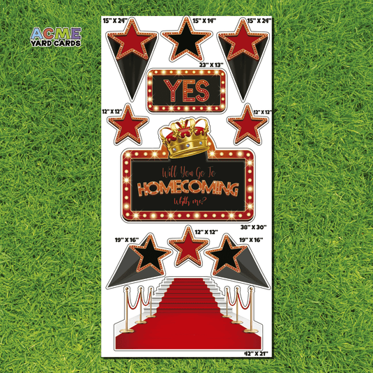 ACME Yard Cards Full Sheet - Theme - Homecoming Prom