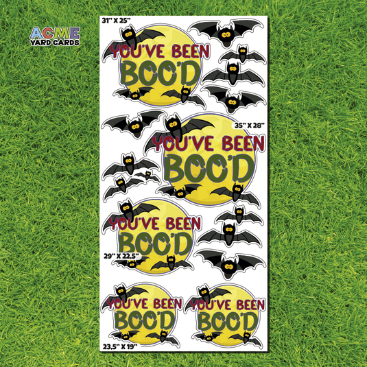 ACME Yard Cards Full Sheet - Theme – You've Been Boo'd II