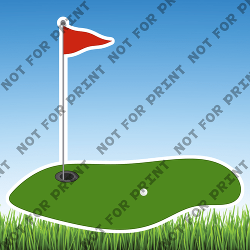 ACME Yard Cards Golf Collection #008