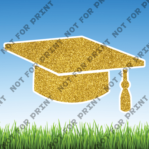 ACME Yard Cards Graduation Caps, Gowns & Diplomas #011