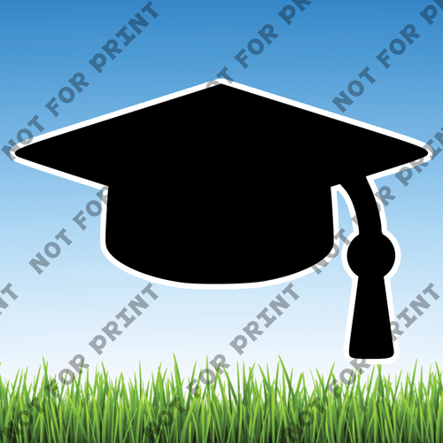 ACME Yard Cards Graduation Caps, Gowns & Diplomas #178