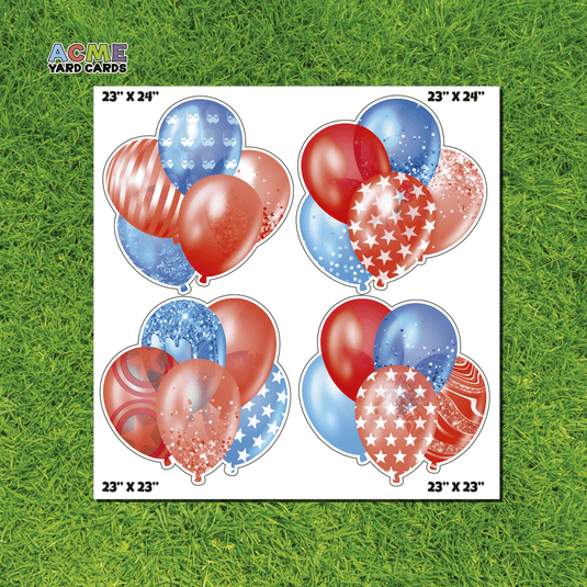 ACME Yard Cards Half Sheet - Balloons - Bundles Captain America II