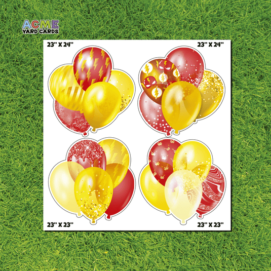 ACME Yard Cards Half Sheet - Balloons - Bundles Flash II