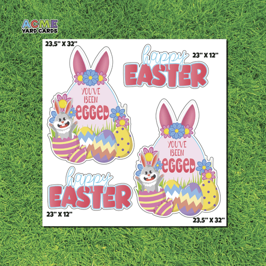 ACME Yard Cards Half Sheet - Theme - Easter You've Been Egged II