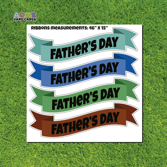 ACME Yard Cards Half Sheet - Theme - Father's Day Banners