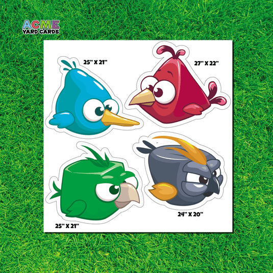 ACME Yard Cards Half Sheet - Theme -Game Birds I